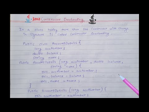 Constructor Overloading | coding sekho