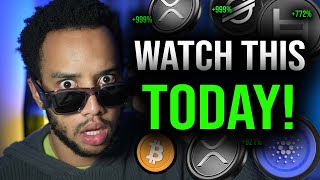 CRYPTO HOLDERS: WATCH THIS TODAY OR REGRET IT FOREVER!!!