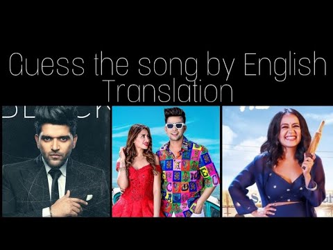 Guess the Hindi/Punjabi songs by its English Translation (part 1)
