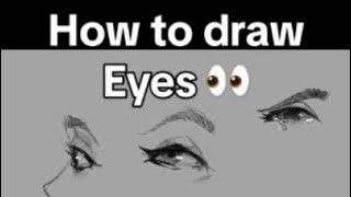 How to draw eyes 👀 (tutorial)