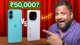 iQOO 13 vs iPhone 16 - Don't Buy the Wrong Phone for Rs 50,000!