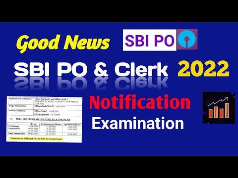 Good News from SBI🤩 2022 l SBI PO & Clerk Notification update 2022