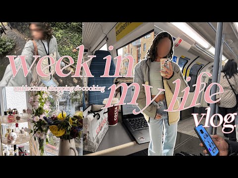 week in my life vlog 🤍 {uni, shopping & cooking!}