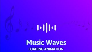 CSS3 - Music Waves Loding Animation |#codingindia1 #codingindia