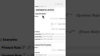 ASVAB MATH FORMULAS CHEATSHEET #asvab #maths #asvabquestions #asvabhelp #militarytest