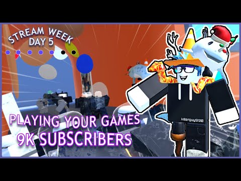 Playing YOUR GAMES Live with YOU (9K SUBS)