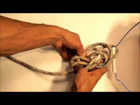 How to tie a figure eight follow-through knot