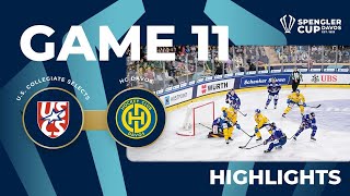 Highlights | U.S. Collegiate Selects vs. HC Davos | FINAL | Spengler Cup Davos 2025