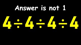 This Simple Math Problem Will Surprise You!