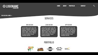 Simple web design in Affinity Designer