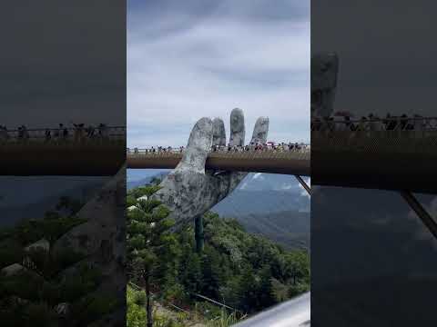 Bana Hills Golden Bridge 😍  #familygonomad #banahills #goldenbridge #day2