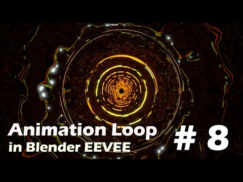 Animation Loop in Blender EEVEE - # 8- ( Liquid flow)