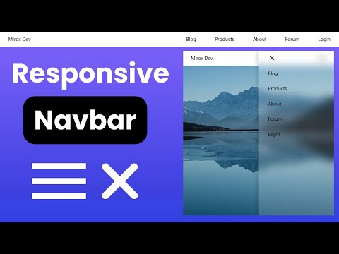 Responsive Navbar with Hamburger Menu Using HTML & CSS — Easy Tutorial!