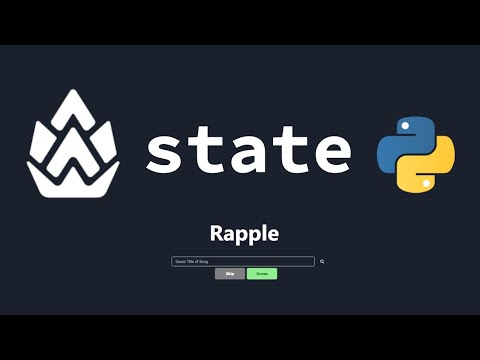 Pynecone State Tutorial with www.Rapple.lol