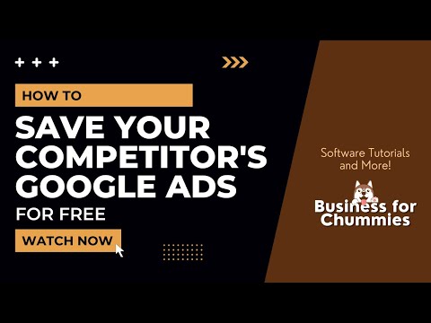 How to Save Competitor's Google Ads for Free
