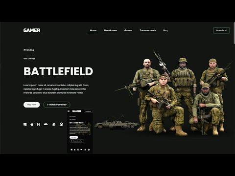 HOW TO MAKE A GAME WEBSITE COMPLETE GAME WEBSITE TUTORIAL