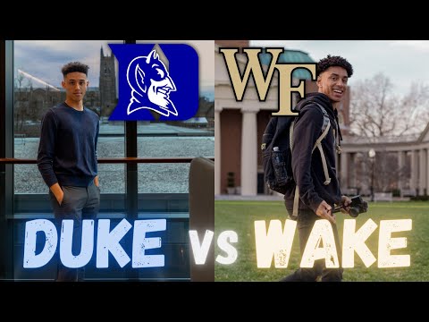 Day In The Life: Duke VS Wake Forest | College Student