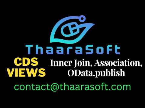 2 - CDS Views - Inner Join, Association and OData.publish