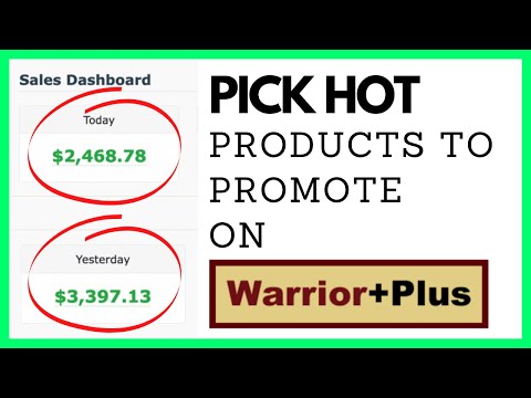 How To Pick Hot Affiliate Products To Promote And Get Approved On Warrior Plus