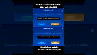 LEGIT Mobile Legends Ne redeem codes May 2025 - Get a random gift #mlbbdiamondscode #mobilelegends