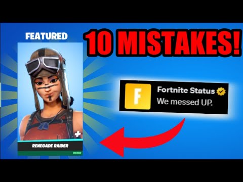 WORST Fortnite Item Shop Mistakes EVER... (Free Refunds?)