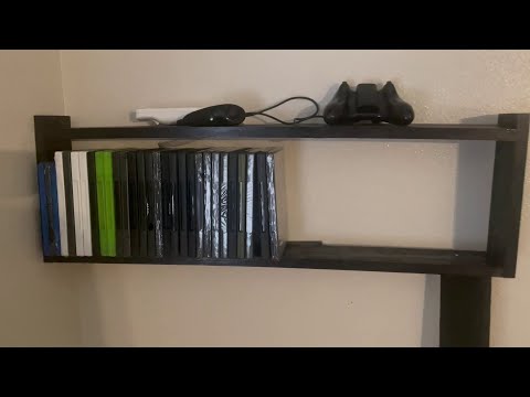 Building a cheap DVD holder