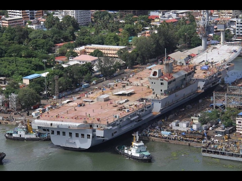 Vikrant ship building in Cochin shipyard