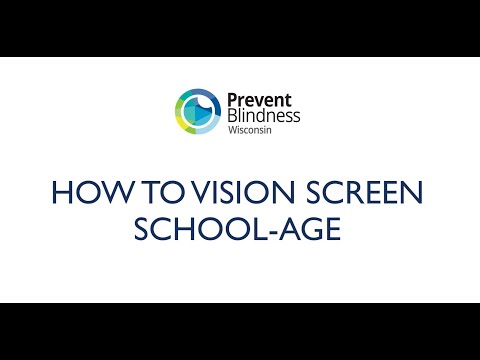 School-Aged Vision Screening Refresher Video
