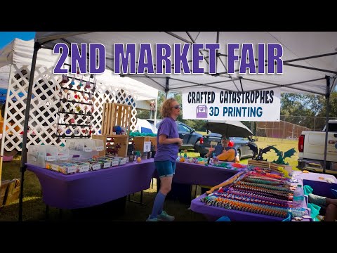 Our 3D Printing Booth at Two Toed Tom Festival!