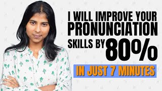 I will Improve your Pronunciation by 80% in 7 Minutes!  | Janhavi Panwar