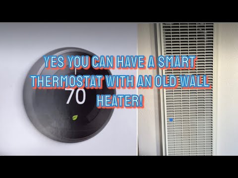 DIY. Goodbye Old Wall Heater 2-Wire Thermostat! Hello Google Nest Programmable Smart Thermostat!