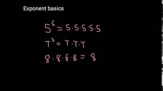 Exponent Basics