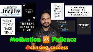Motivation vs Patience | Motivational video | How to keep patience | CM Pundhir