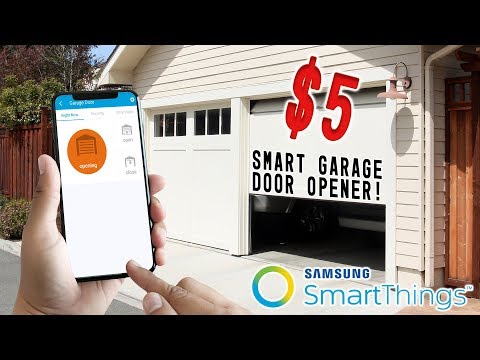 Make ANY garage door opener "smart" for $5!