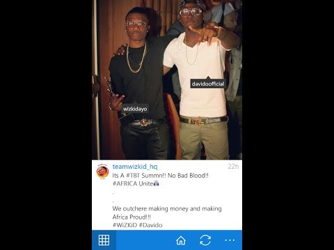 Wizkid settled fight with Davido last night.