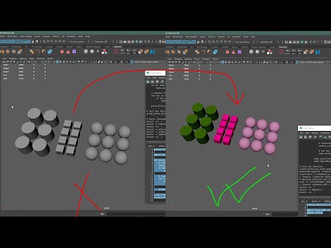 Assign Random Colors to Objects in Maya Using Python