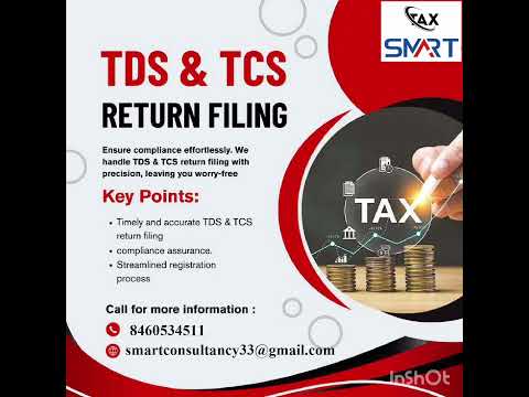 📢 File your TDS TCS Returns on time!Avoid penalties and stay 100% compliant with Smart Consultancy ✅