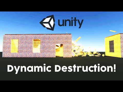 Grenades! Unity Dynamic Complex Destruction #3 - Indie Devlog
