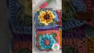 Crochet Granny Square Bag 🌸 AA250