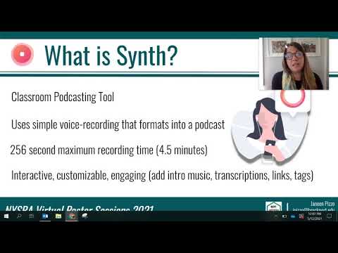 NYSRA Poster Session - Podcasting with Synth