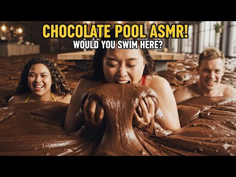 ASMR Relaxation | Stroll Around Dreamy Pools & Soft Ambient Sounds 🌙💧 | #aiasmr #asmr #pool