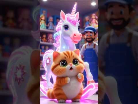 Cat' Unicorn Rocking Fun🦄🌈 Fun With Sonic And Friend With Magical Unicron ❤️ #shorts #cat #cartoon