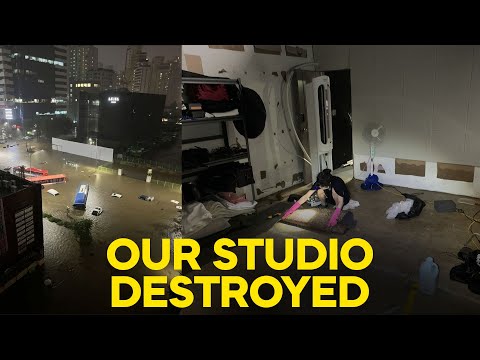 We got flooded.