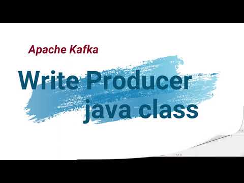 Write kafka producer java class