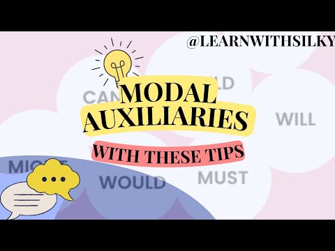 Modal Auxiliaries Learn with tips