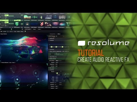 Resolume Arena & Avenue (Tutorial): Create Audio Reactive Effects