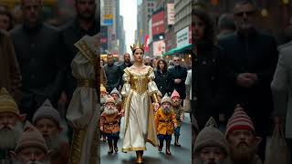 Snow White, but in New York #snowwhite #snowwhiteandthesevendwarfs #snowwhitemovie