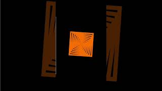 make a spinning spiral square in html css #amazing  #programming #html #css #graphics