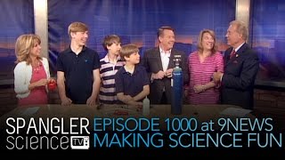 Episode 1000 at 9News Making Science Fun - Cool Science Experiment