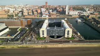 Royal Albert Dock Liverpool explored by drone